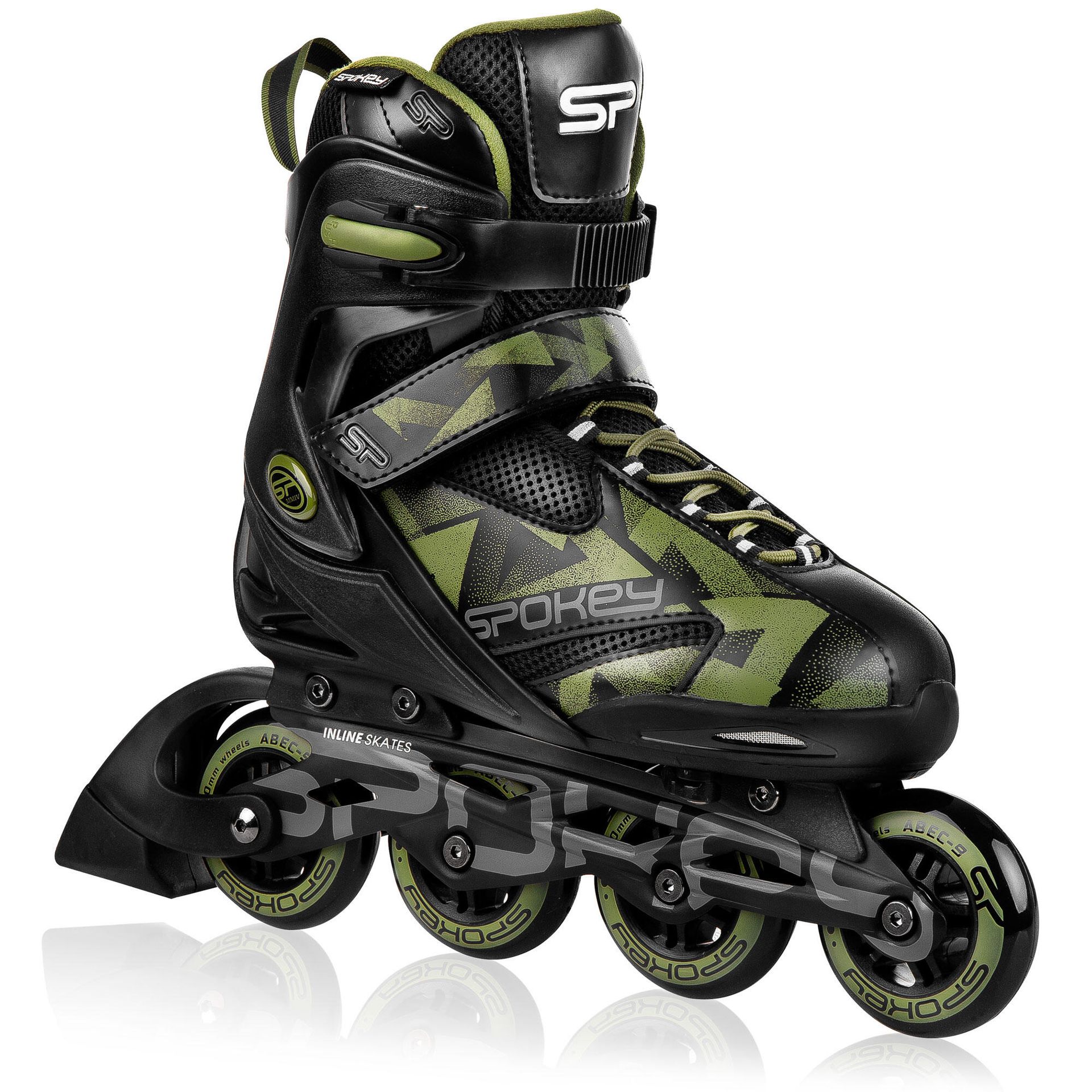 Spokey MAKAN Łyżworol BK/GR 32-35