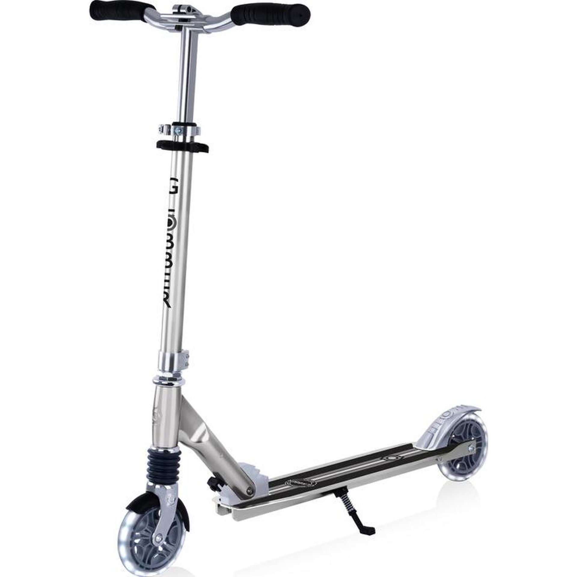 Hulajnoga Globber Flow Element Comfort Lights (kolor Szary/Srebrny)