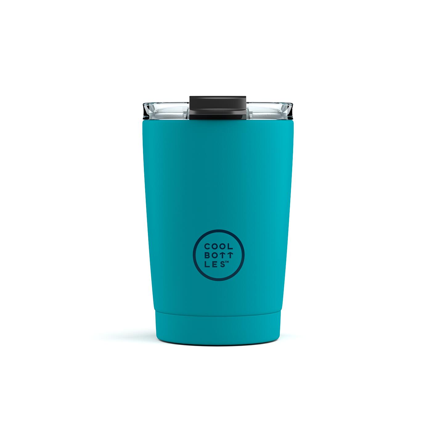 Cool Bottles Kubek termiczny 330 ml Triple cool Vivid Turquoise