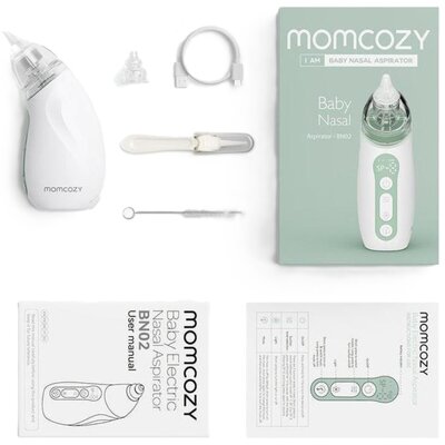Aspirator do nosa dla niemowląt MOMCOZY BN002-GW10BA-A Biały