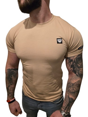 Koszulka beżowa małe logo Furia