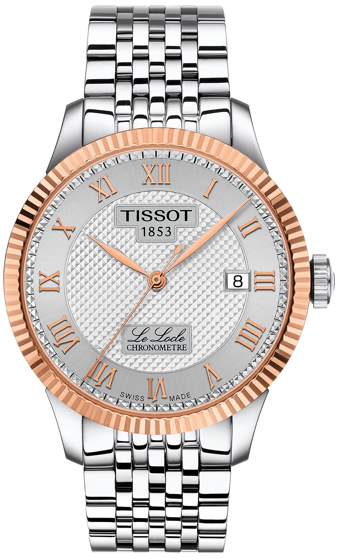 Zegarek Tissot T932.408.41.033.00 LE LOCLE COSC 39mm 18K Gold Bezel