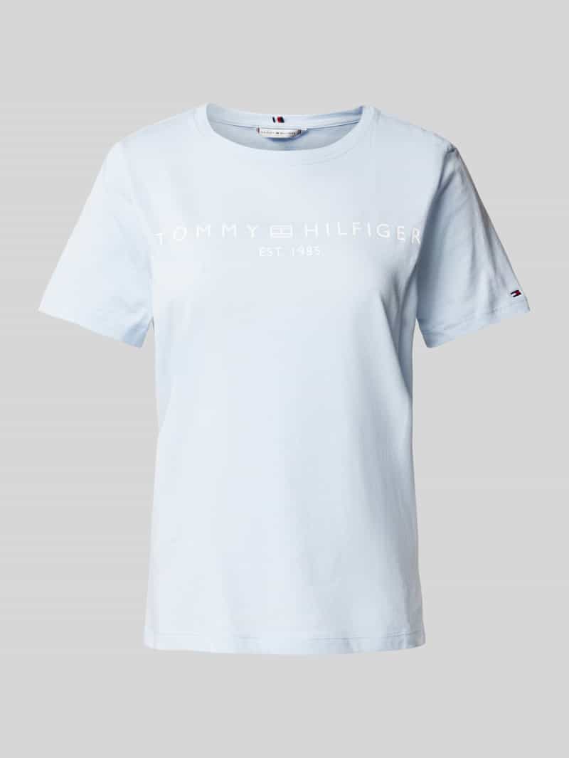 T-shirt z nadrukiem z logo