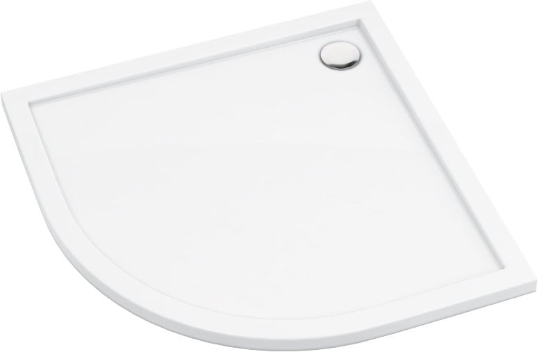 Brodzik półokrągły Deante Prizma 90x90x5 biały akryl KTJ_093B