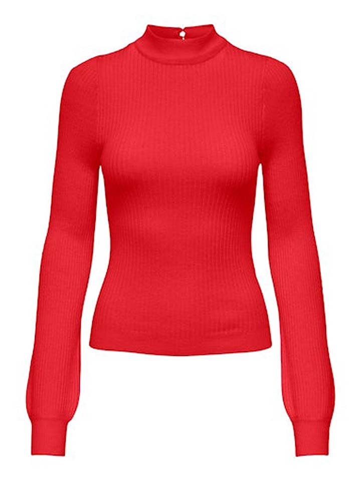 ONLY Sweter w kolorze czerwonym