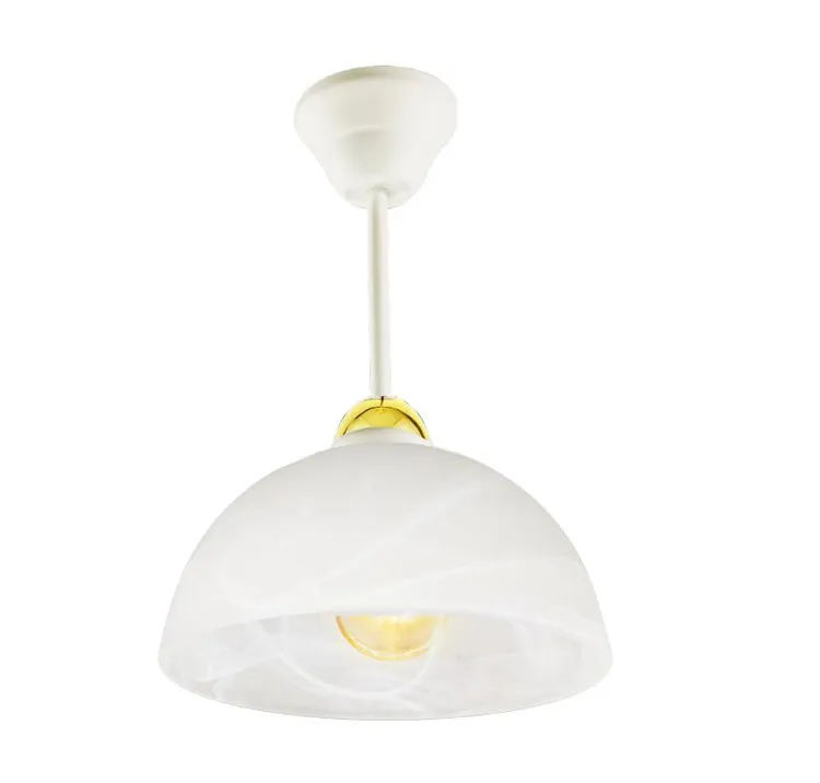 Biała nowoczesna lampa sufitowa - S6-E19