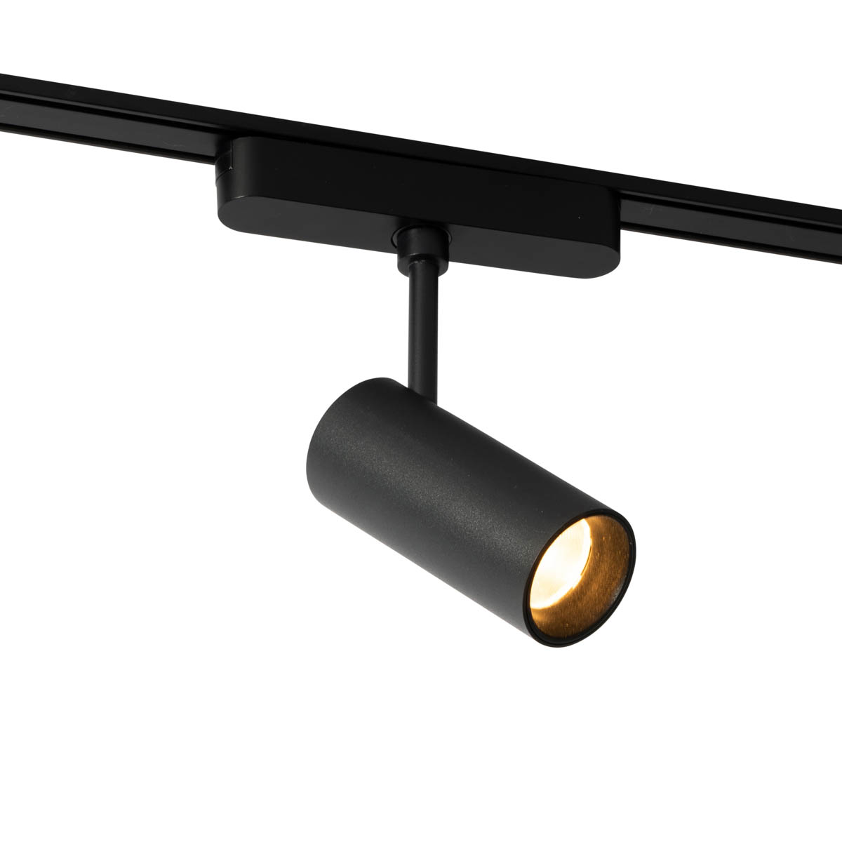 QAZQA Nowoczesny czarny reflektor do systemu szynowego jednofazowego 9W 3000K - Magnetic Gert