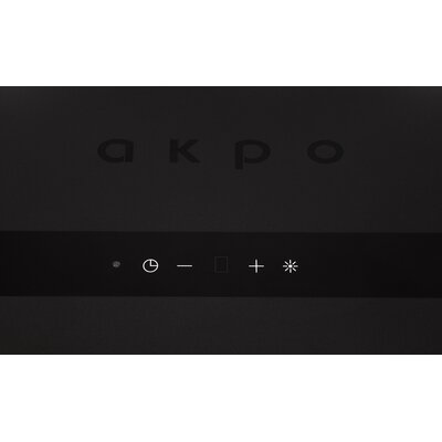 Okap Akpo WK-9 Crystal Royal Czarny 459.4m3/h 70dB Klasa C
