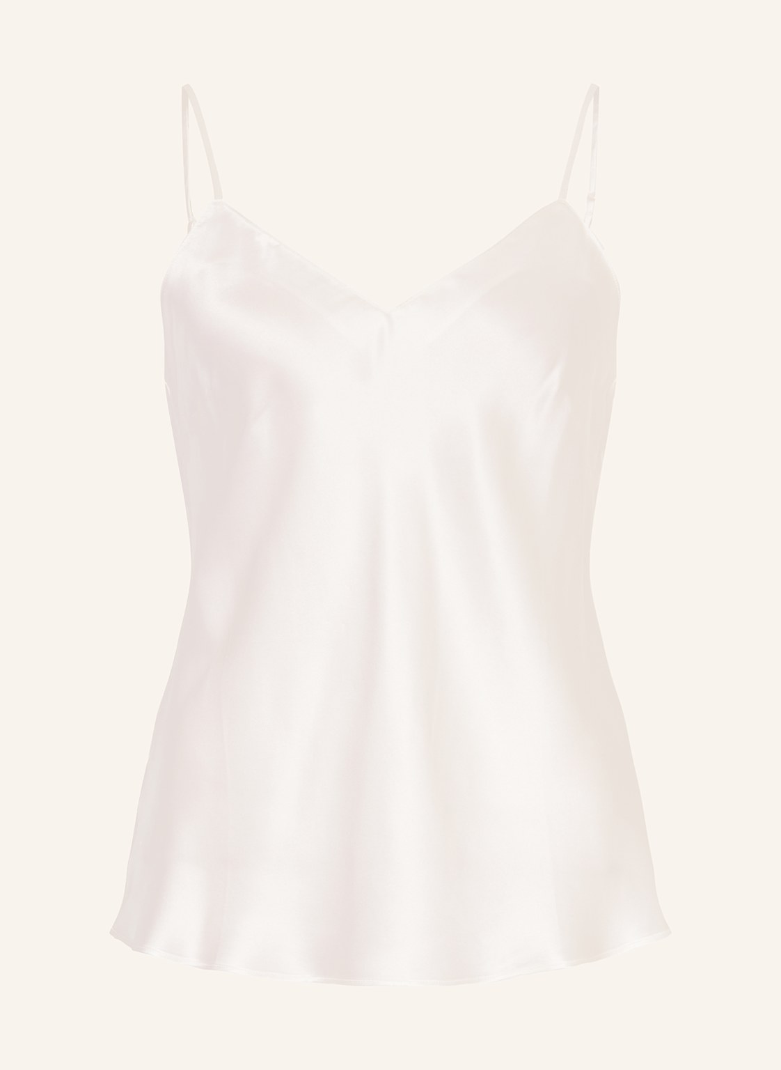 Simone Pérèle Top Od Piżamy Love Me Z Jedwabiu beige