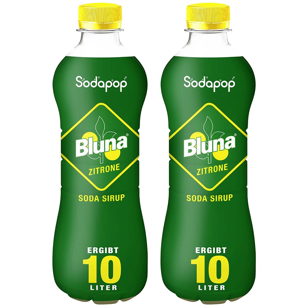2x SYROP SODAPOP BLUNA LEMON CYTRYNA 500ml KONCENTRAT DO SATURATORA