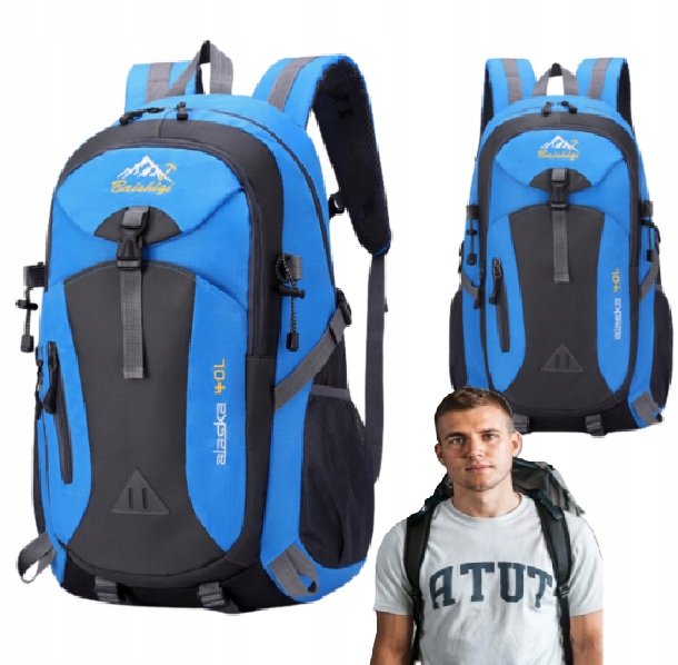 Plecak Turystyczny Trekkingowy Sportowy Lekki Wodoodporny na Wycieczki p62