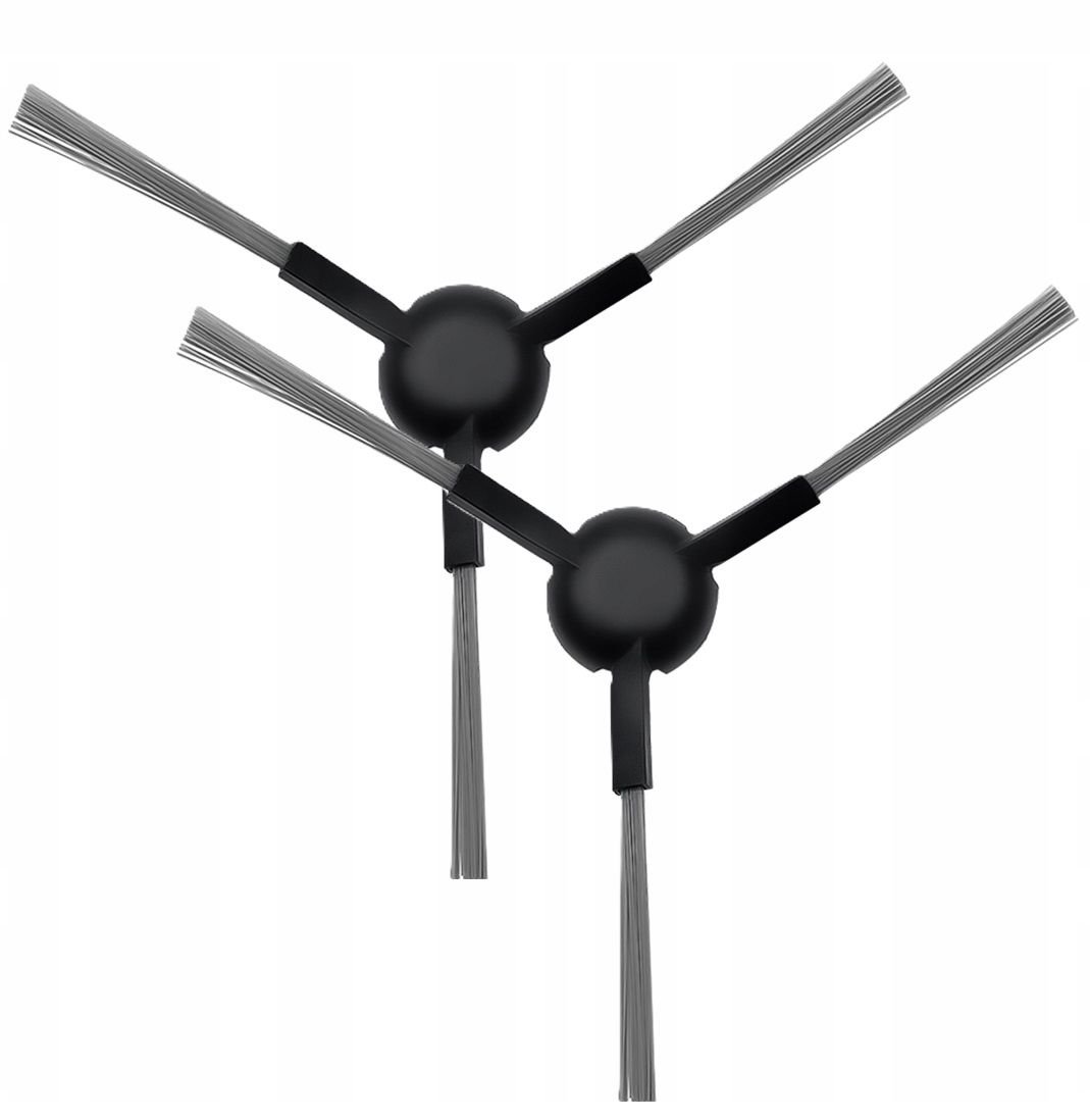 2x Szczotka Szczoteczka Boczna Czyszcząca Do Dreame Bot L20 L10s Ultra D10+ / Czarny