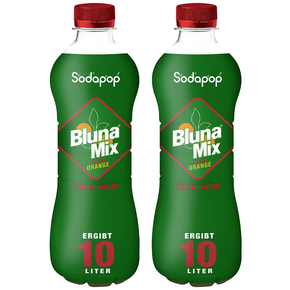 2x SYROP SODAPOP BLUNA COLA POMARAŃCZA 500ml KONCENTRAT DO SATURATORA WODY