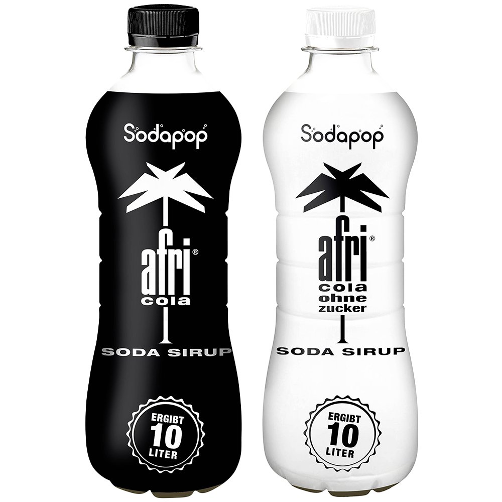 2x SYROP SODAPOP AFRI COLA + AFRI COLA BEZ CUKRU DO SATURATORA KONCENTRAT