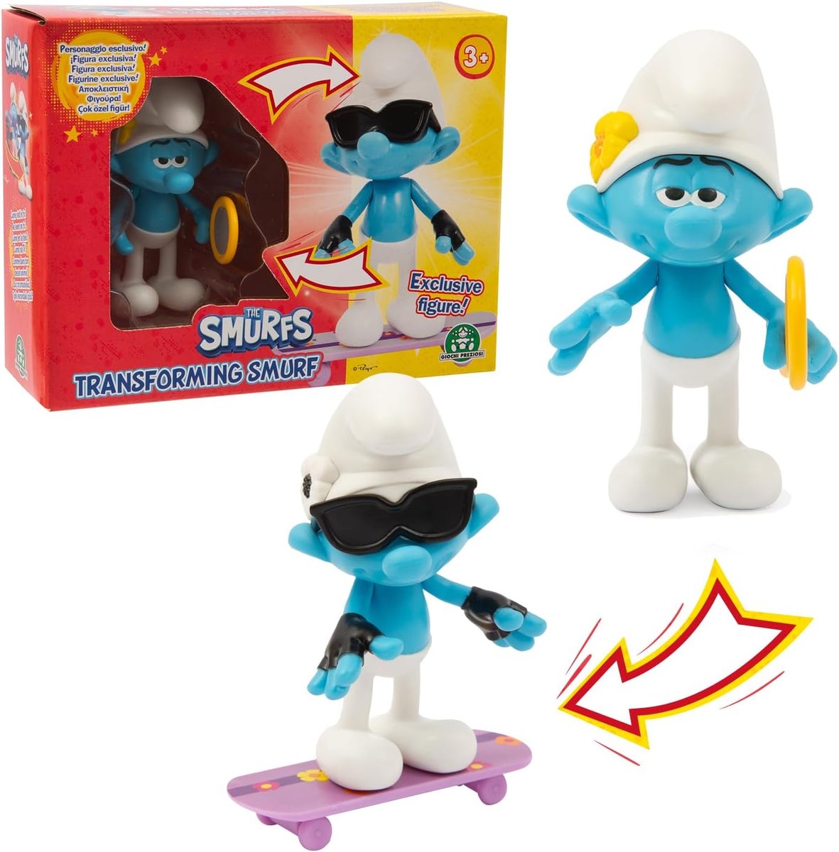 Figurka Smerfa Z Akcesoriami 2 W 1