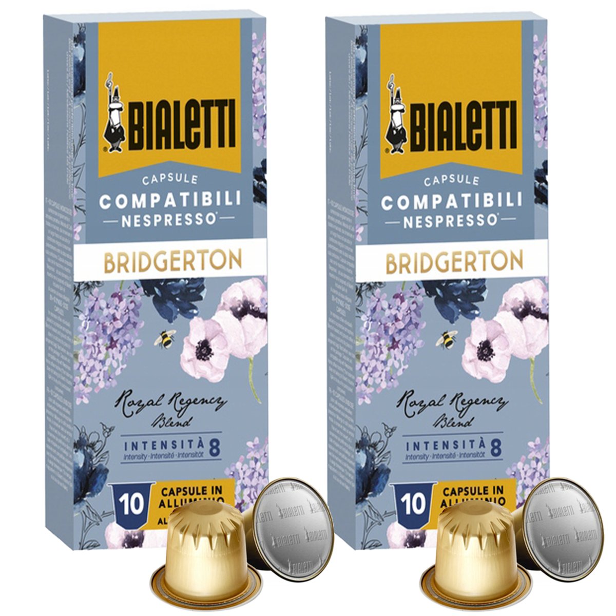KAPSUŁKI BIALETTI BRIDGERTON ROYAL REGENCY DO EKSPRESU NESPRESSO 2x10 SZT.