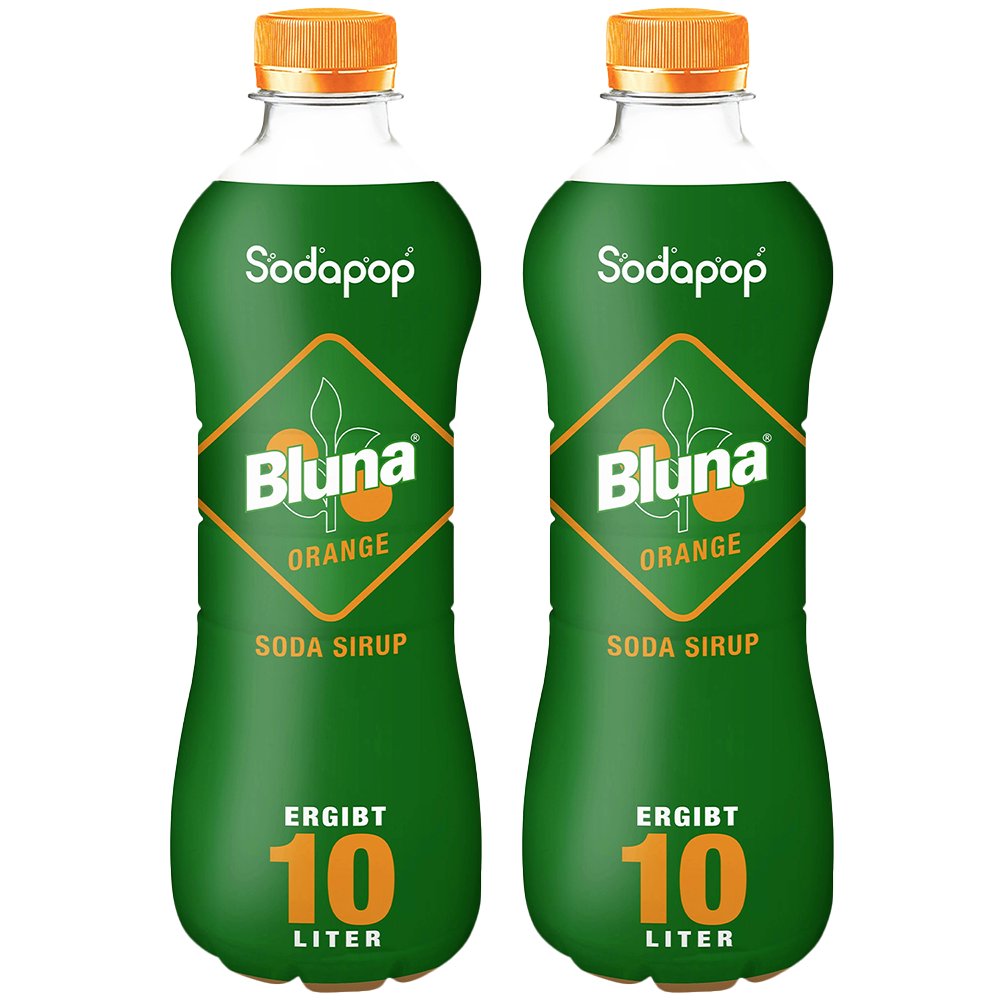 2x SYROP SODAPOP BLUNA ORANGE POMARAŃCZA 500ml KONCENTRAT DO SATURATORA