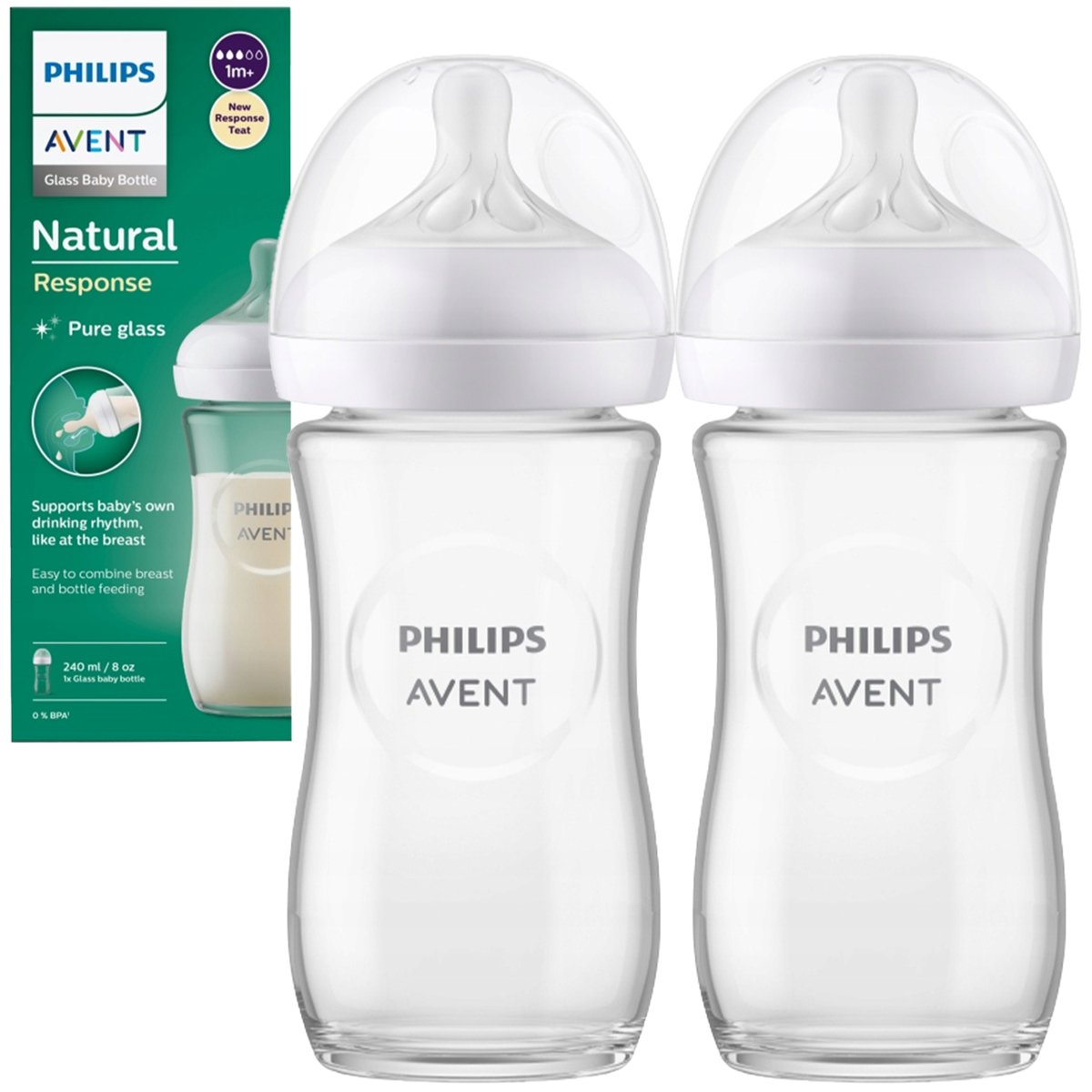 2X Butelka Dla Niemowląt Philips Avent Scy933/01 Responsywna Antykolkowa