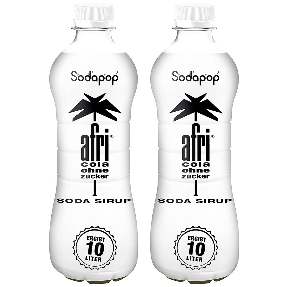2x SYROP SODAPOP AFRI COLA BEZ CUKRU 500ml KONCENTART DO SATURATORA WODY