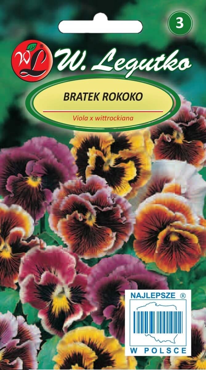 Nasiona Bratek Rococo mieszanka 0.40g - W.Legutko