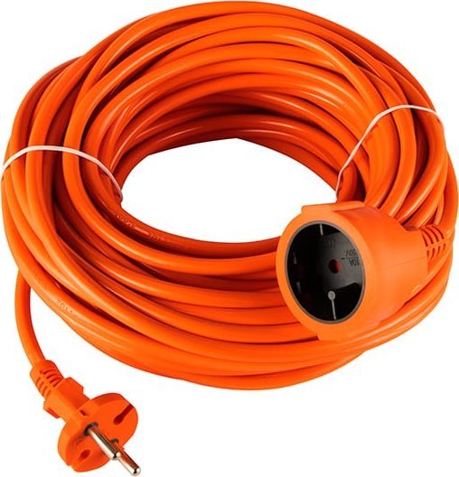 Przewód Blow 98-760# Przedłużacz sieciowy pr-160 1-gniazdo bez uziemienia 50m pomarańczowy 2x1,5mm