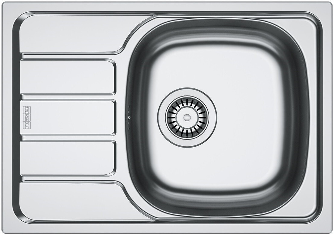 Zlewozmywak stalowy Franke Spark SKN 611-62/44 Stal szlachetna Gładka