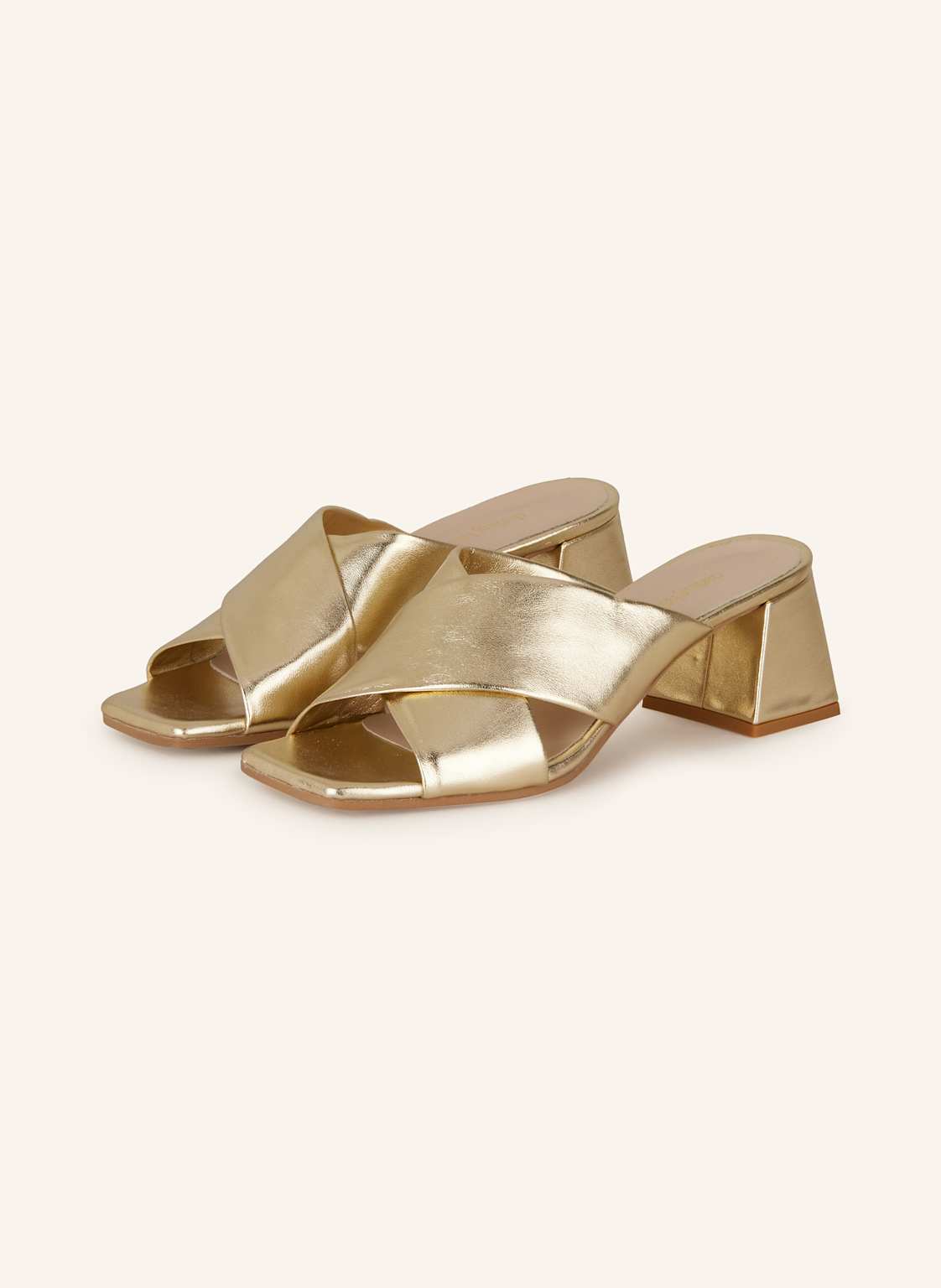 Darling Harbour Klapki Typu Mules gold