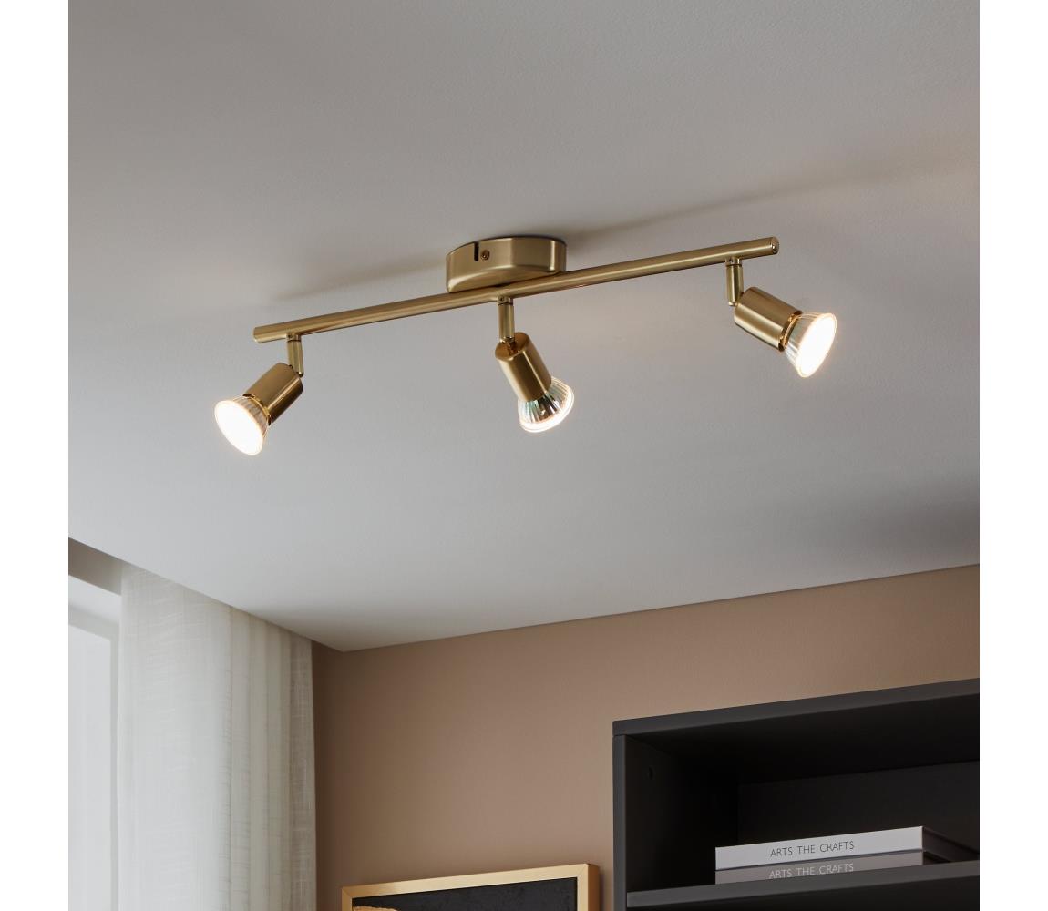 Eglo 33186 - LED Oświetlenie punktowe BUZZ-LED 3xGU10/2,8W/230V 3000K złoty