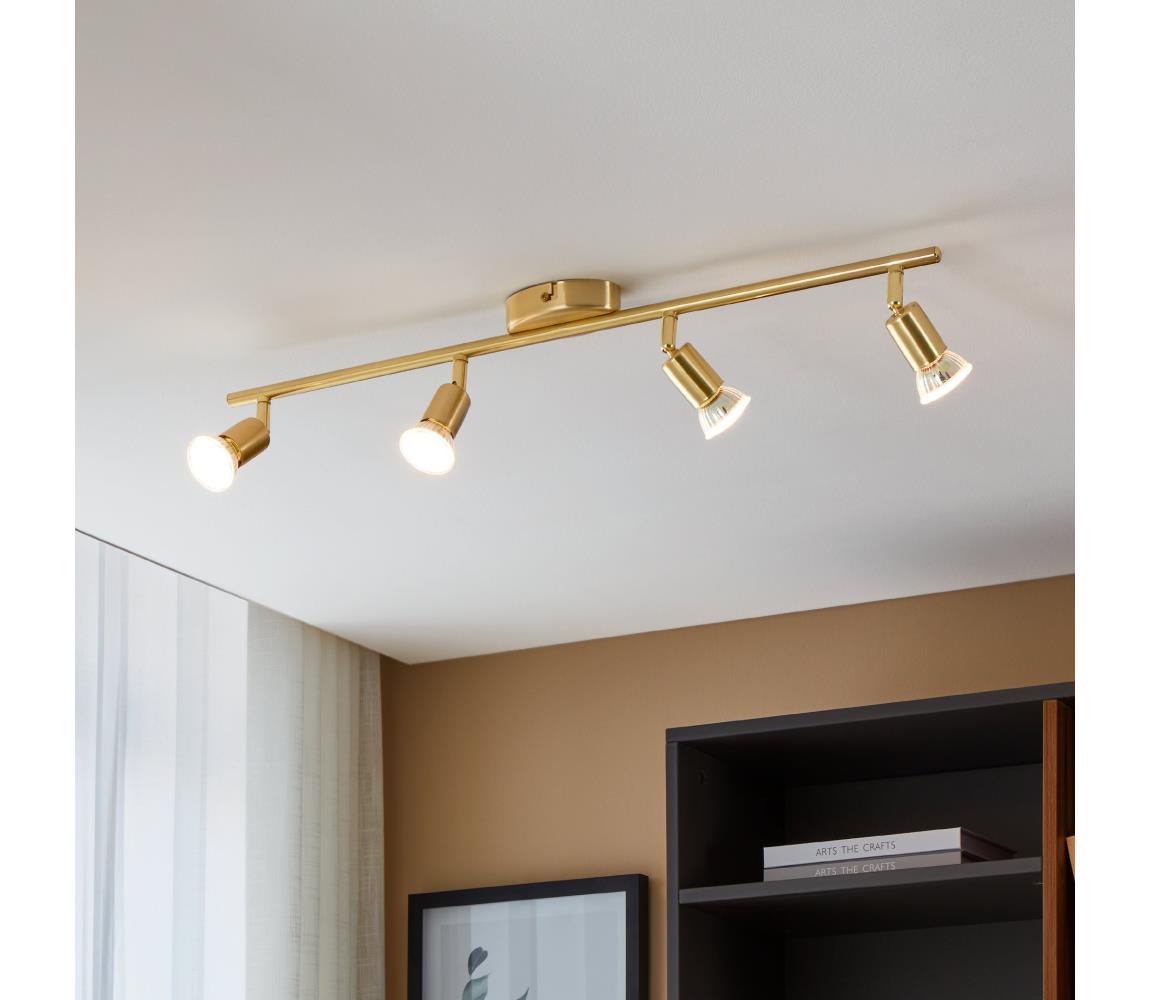 Eglo 33187 - LED Oświetlenie punktowe BUZZ-LED 4xGU10/2,8W/230V 3000K złoty