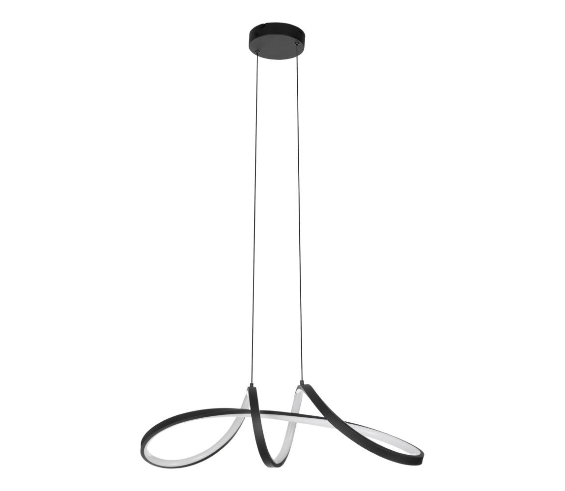 Eglo 901159 - LED RGBW Ściemnialny żyrandol na lince CALAROSSA-Z LED/22W/230V czarny