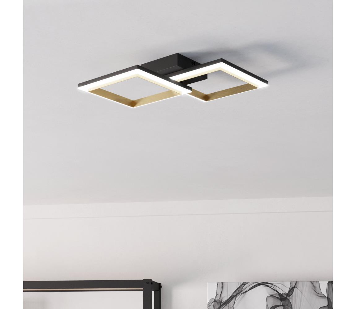 Eglo 901225-LED Plafon ściemnialny CALLIERA LED/18,4W/230V czarny/złoty