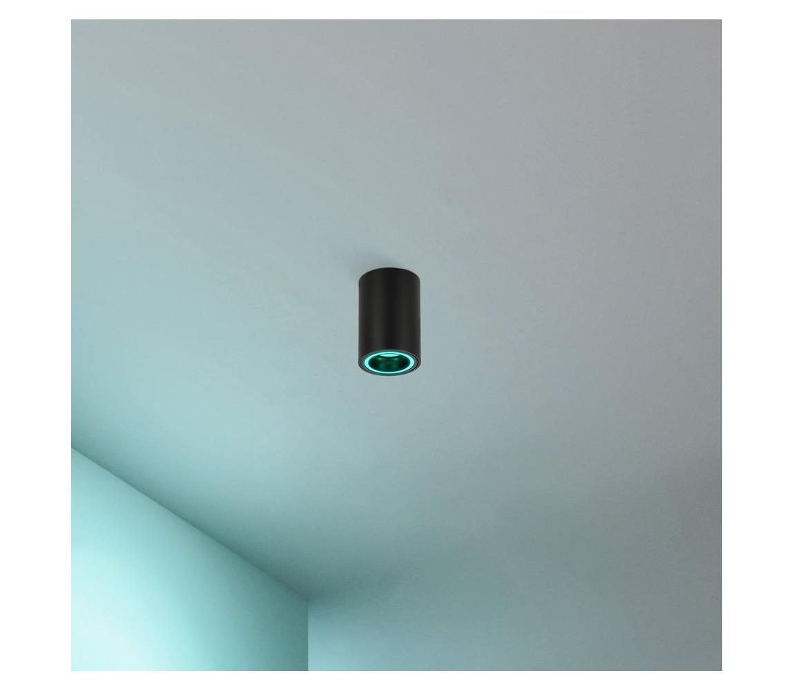 Eglo 901168 - LED RGBW Oświetlenie punktowe ściemnialne CAROSSO-Z LED/4,9W/230V czarny