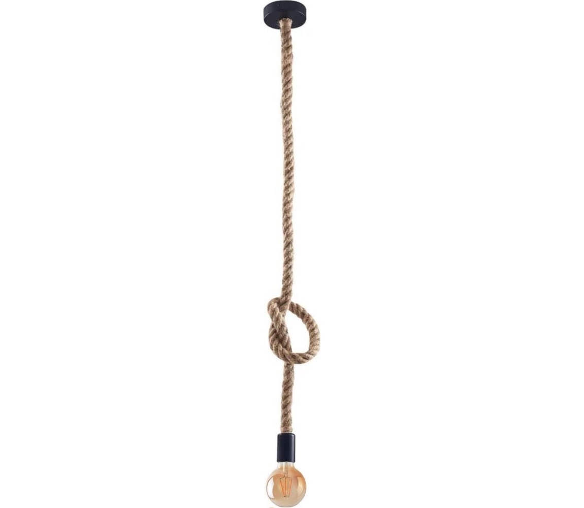LED Żyrandol na lince ROPE 1xE27/8W/230V