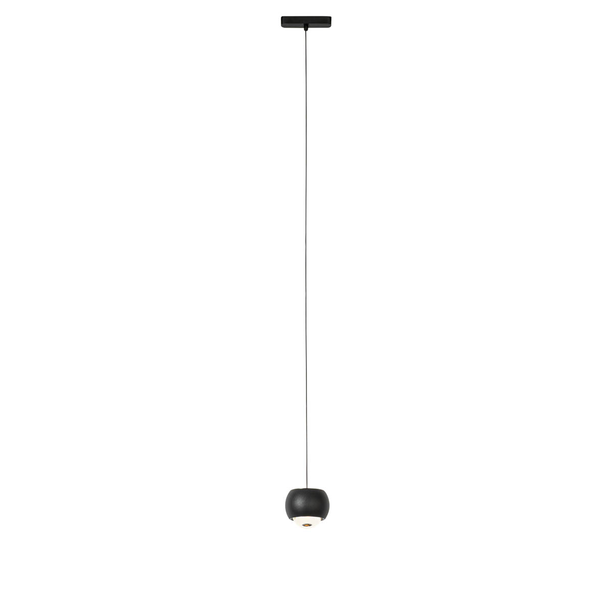 QAZQA Nowoczesna czarna lampa wisząca do systemu szynowego jednofazowego z LED - Magnetic Lance
