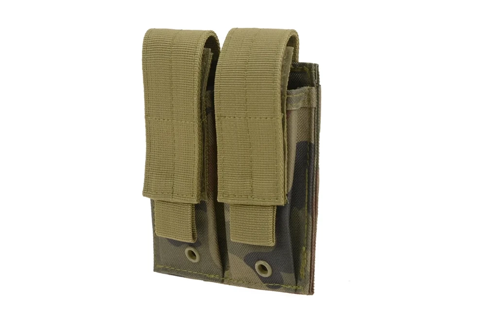 GFC Tactical - Podwójna ładownica pistoletowa - MOLLE - Nylonowa - Wz. 93 Pantera Leśna - GFT-19-011404