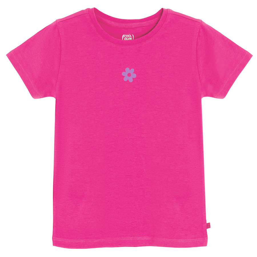 Cool Club, T-shirt dziewczęcy, różowy