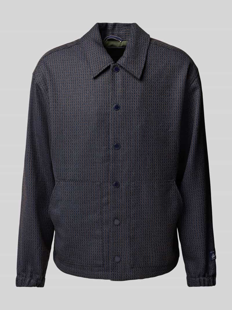 Kurtka koszulowa o kroju regular fit z nakładanymi, wpuszczanymi kieszeniami