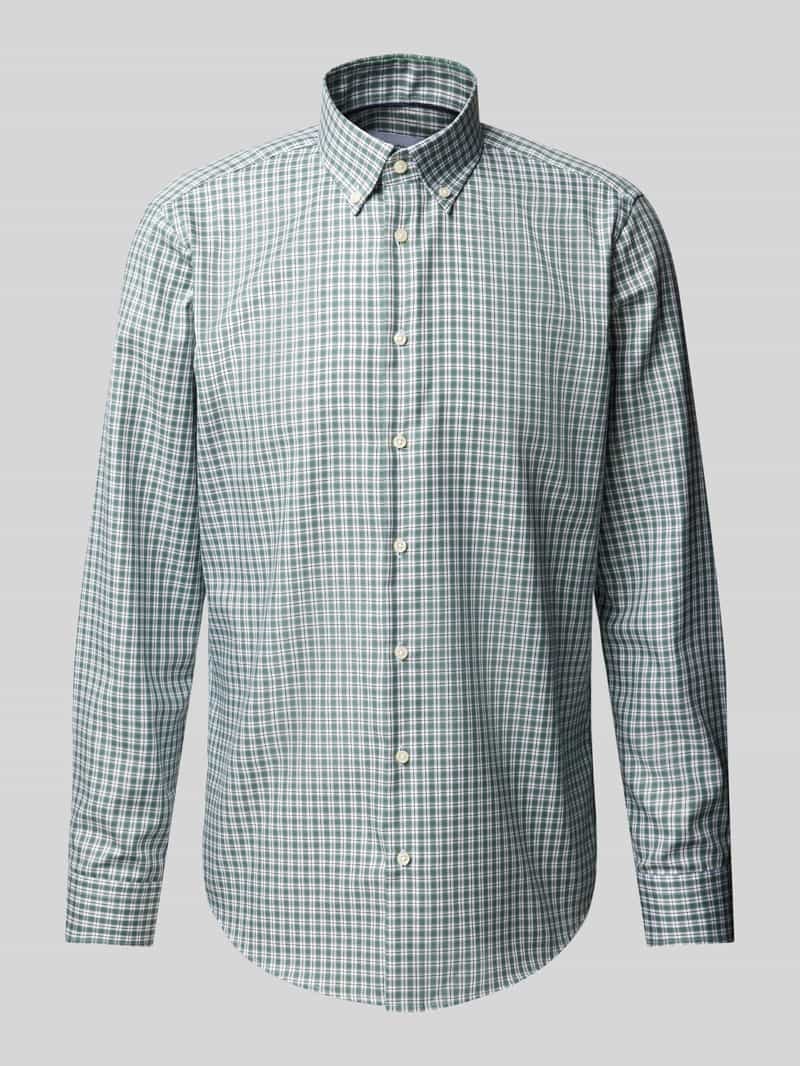 Koszula biznesowa o kroju regular fit z kołnierzykiem typu button down