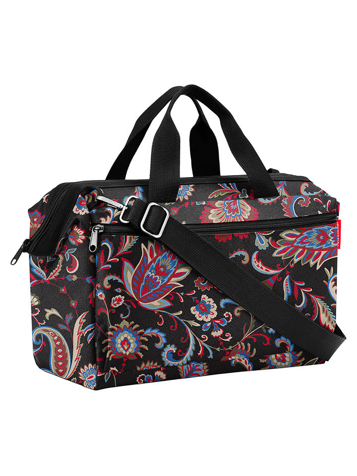 Reisenthel Torba podróżna w kolorze czarnym ze wzorem - 39 x 26 x 16 cm