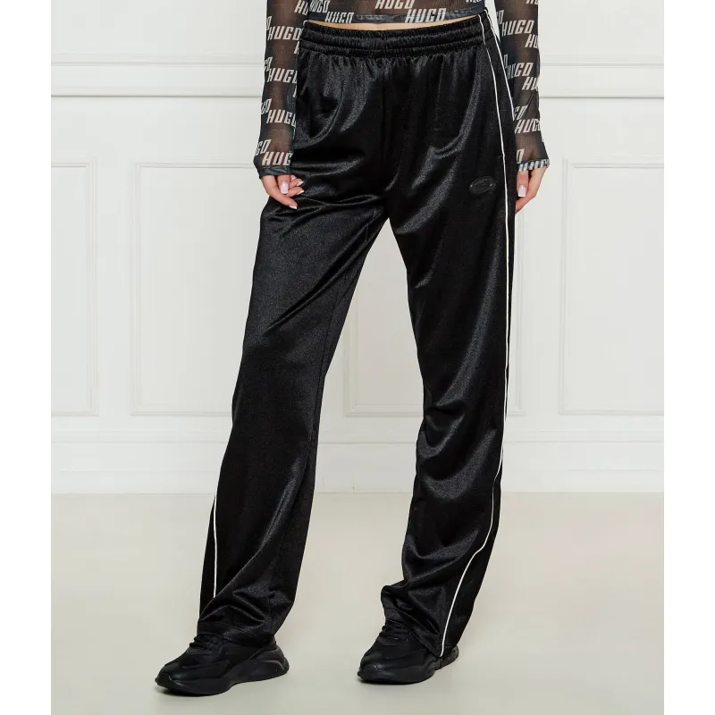 HUGO Spodnie dresowe Neannet | flare fit