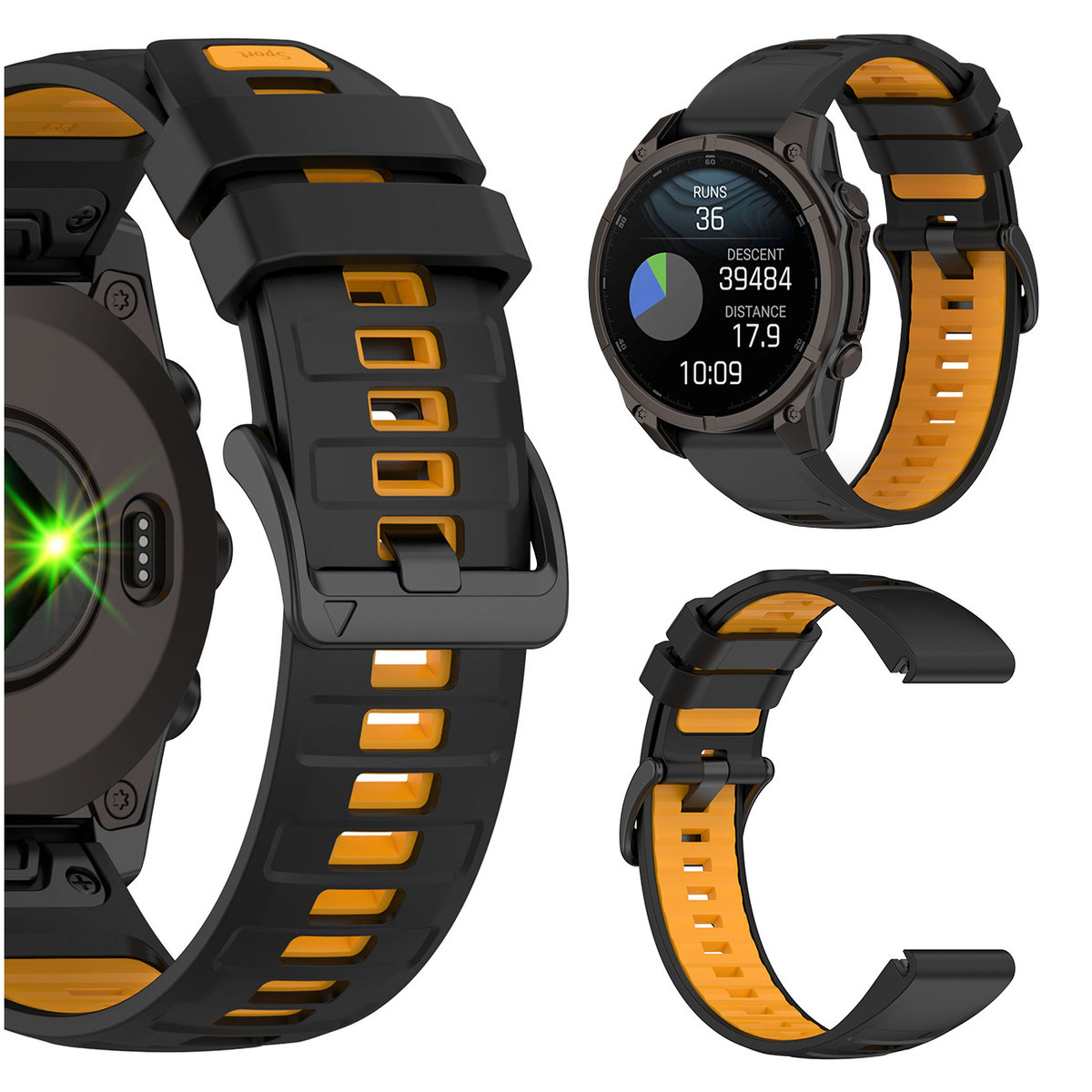 PASEK DO GARMIN FENIX 5 6 7 8 E PRO SOLAR INSTINCT EPIX QUCIKFIT PREMIUM