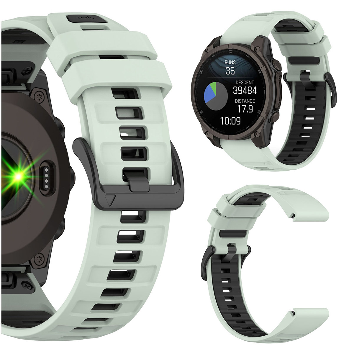 PASEK DO GARMIN FENIX 5 6 7 8 E PRO SOLAR INSTINCT EPIX QUCIKFIT PREMIUM