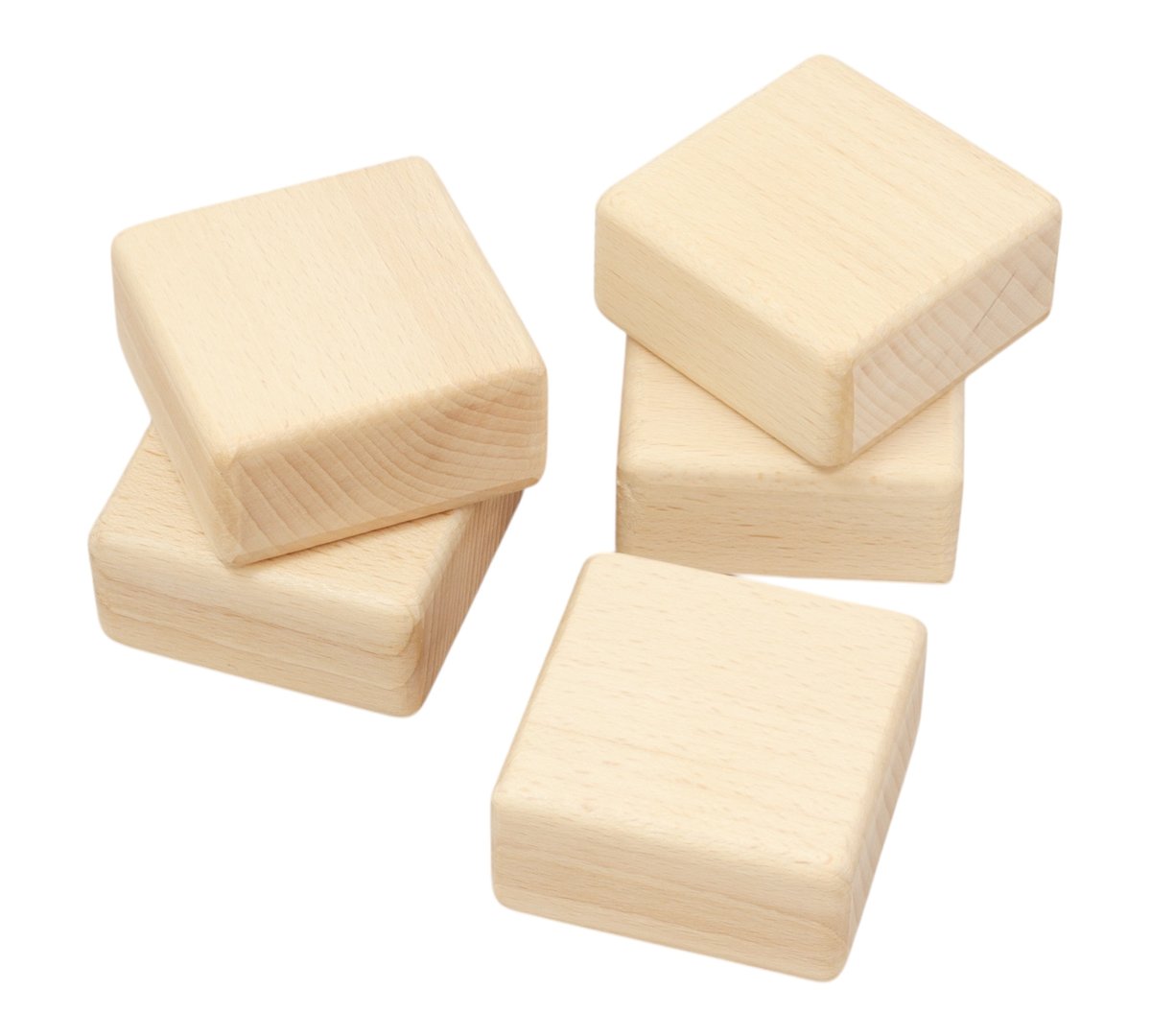 Zestaw klocków drewnianych 6,5x6,5 5 sztuk
