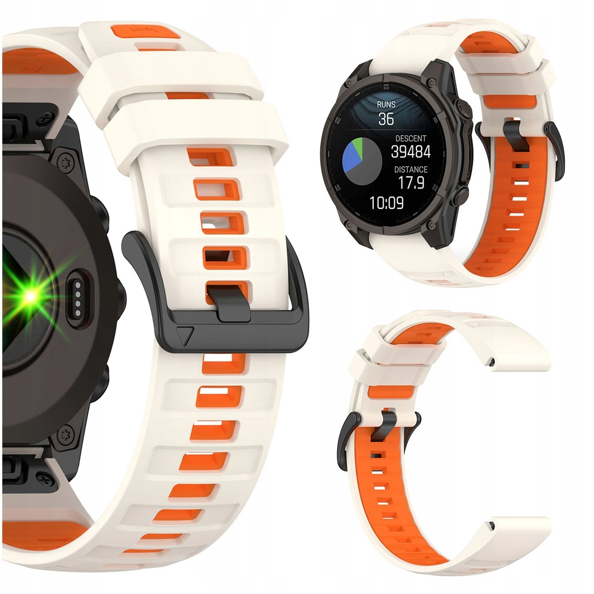 PASEK DO GARMIN FENIX 5 6 7 8 E PRO SOLAR INSTINCT EPIX QUCIKFIT PREMIUM