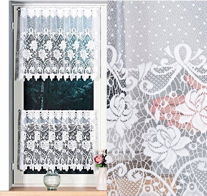 Demetria Firana Żakardowa Wzór 017480 Wys. 45Cm, Prosta W Kwiaty (Na Metry)