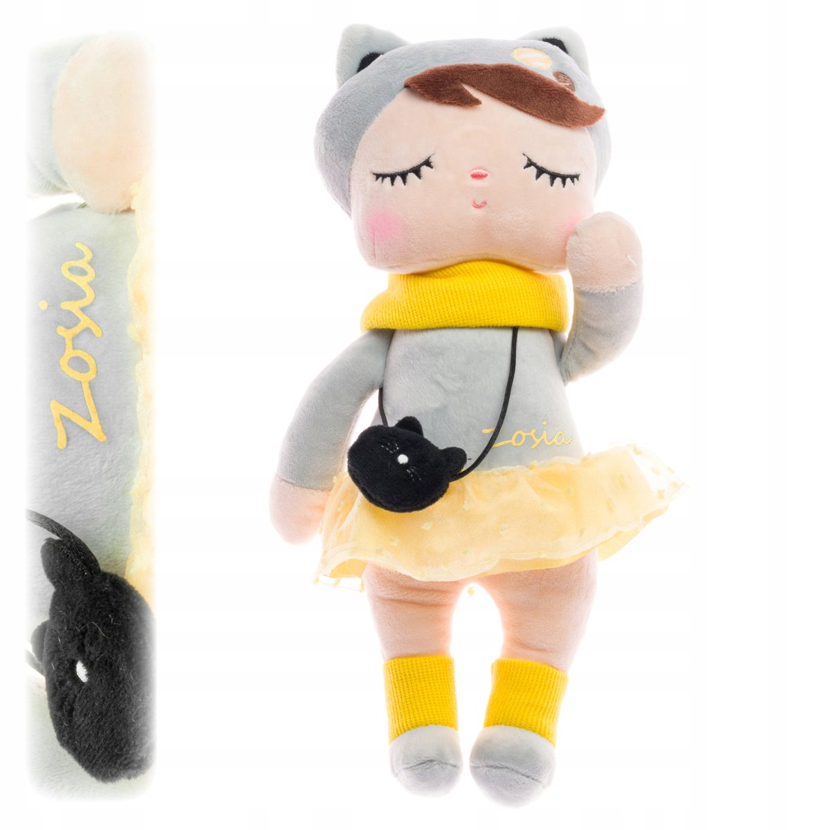 Lalka Metoo z imieniem maskotka kot Prezent dla dziewczynki Dzień Dziecka