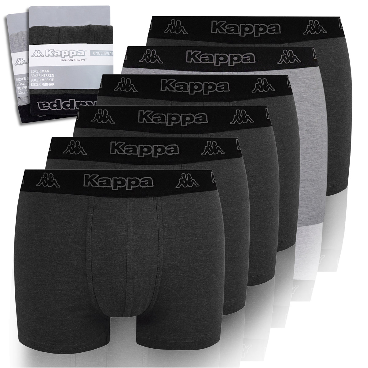 KAPPA Bokserki Męskie 6P BM4139 Rozmiar XL