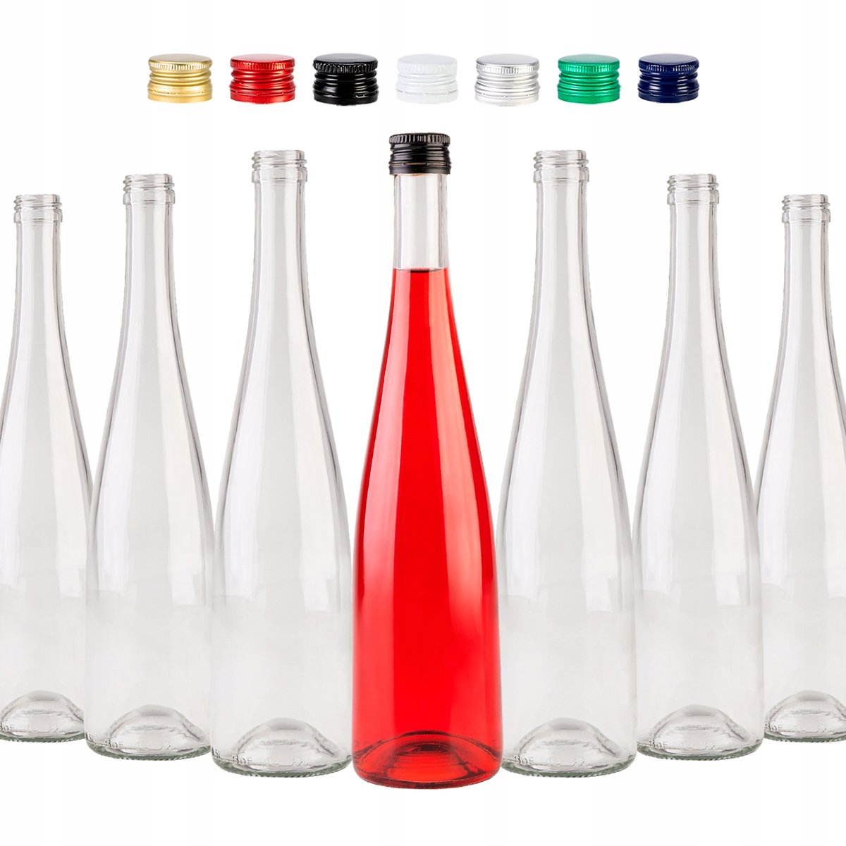50szt Butelki 500 ML Belvedere na wino nalewki wódkę 0,5L ELEGANCKIE