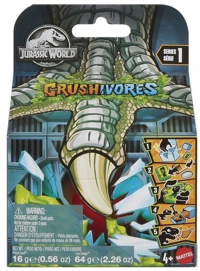 WYKOPALISKA Jurassic World Crushivores Dinozaur do odkrycia HVB29