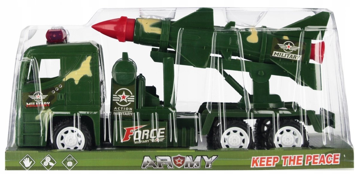 POJAZD AUTO WOJSKOWE 40X19X15CM